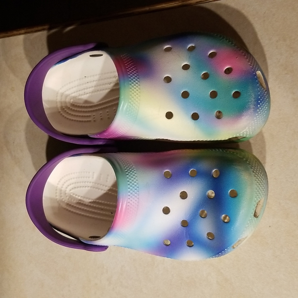 Girls Crocs.